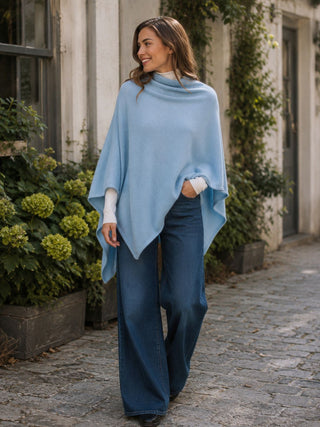 Julia Turkis Knitted Poncho