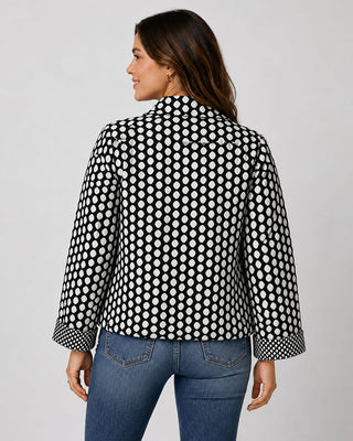 Zingo Black Stable+Herringbone Blk Jacket
