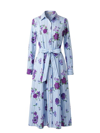 Julie Blue Stripe Dress