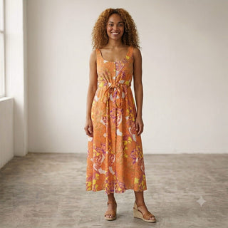 The Amelia Dress Cannes 100% Viscose