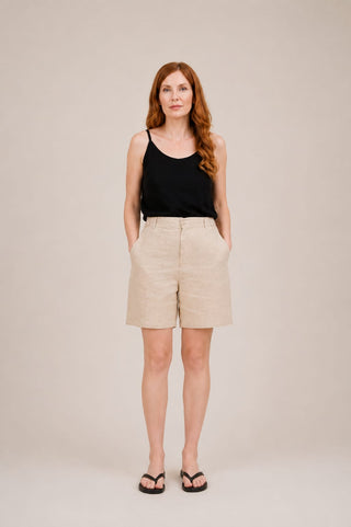 Bea Cami Slate 100% Linen