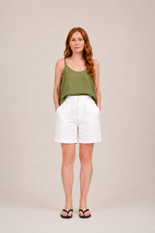 Bea Cami Sage 100% Linen