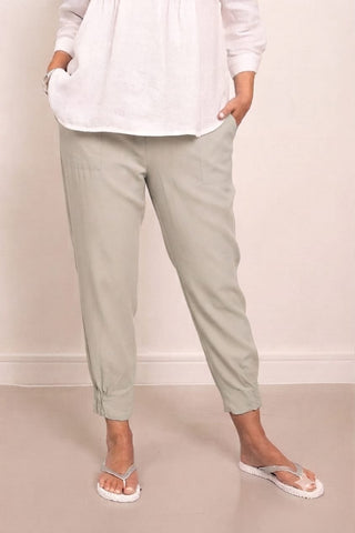 The Gerri Pants Beige 100% Cupro