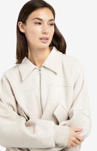 Sweat Jacket, Slate Melange