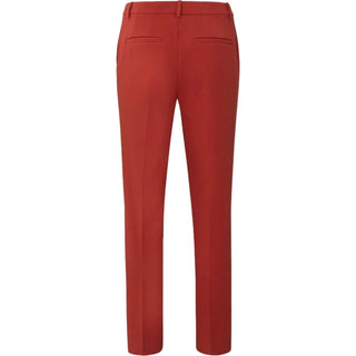 Twill stretch ochre red trouser