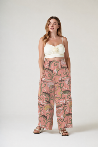 Giant Kantha Dusk Palazzo Pants