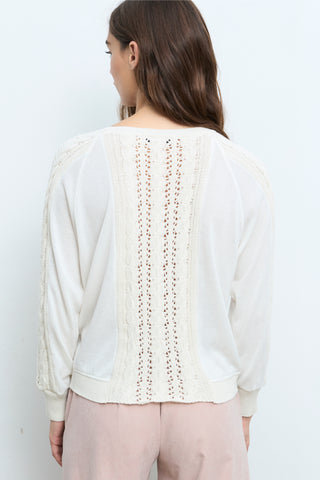 Floral Jacuard Knit Sweater