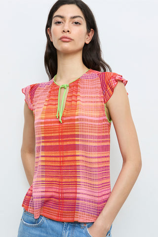 Sleeveless Multicolor Sweater