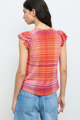 Sleeveless Multicolor Sweater