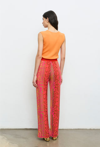 Red Leopard Pants