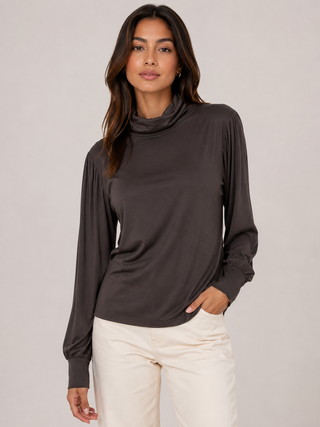 Jenny Dark grey poloneck