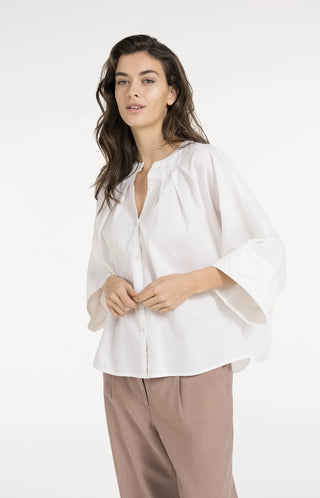Ivory Batwing Blouse