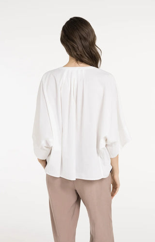 Ivory Batwing Blouse