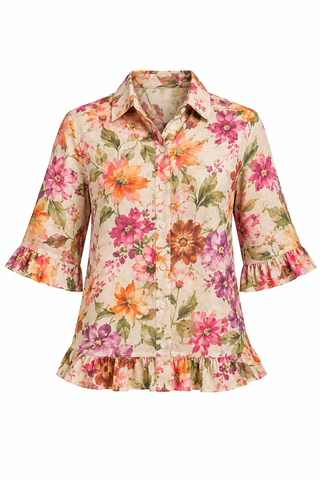Rosie Ruffle in Fairlight 100% LinenPR