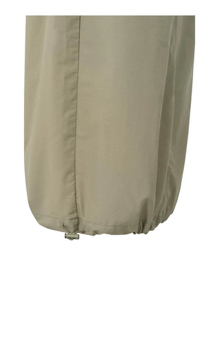 Nylon Cargo Winter Twig Beige Midi Skirt