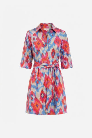Paige Mini Shirt Dress Orange