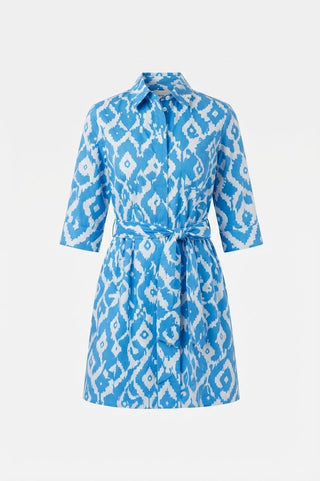 Paige Mini Shirt Dress Blue