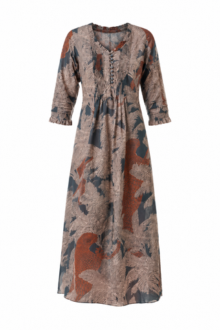 Palm Safari Lg Poppy Blk/Camel
