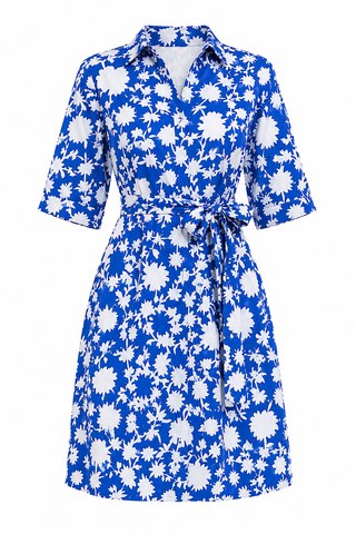 Paige Mini Shirt Dress Navy