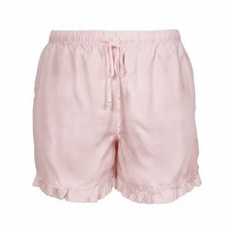 Ruffle Shortin Pale Pink 100% Linen PL