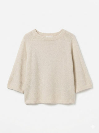 Anita 3/4 Length Slve Sweater Beige