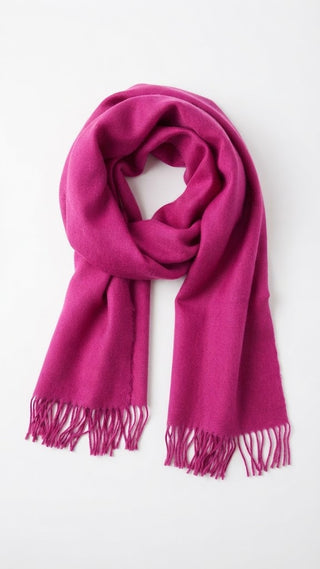 The Lucy Summer Burgundy Scarf