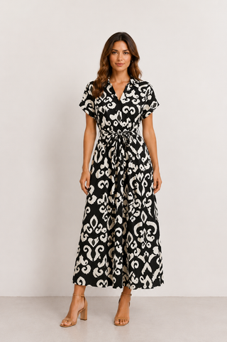 Davina Shirt Dress Black