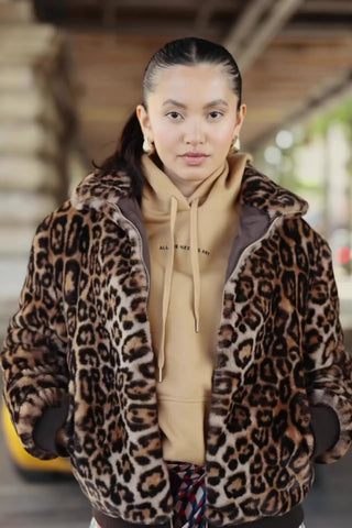 Nancy Leopard Jacket