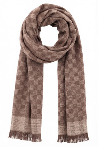 T558 Chocolate check Toosha