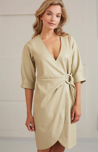 Eucalyptus Green Wrap Dress