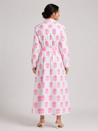 Julie Pink Flower Dress
