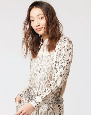 Isabel Mixed Print Blossom Shirt