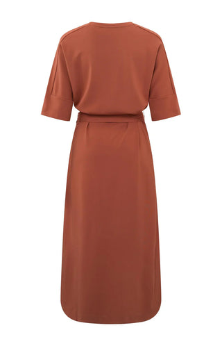 Jersey Arabian Spice Red Dress W Belt