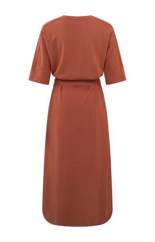 Jersey Arabian Spice Red Dress W Belt