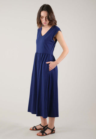 Ayna S/slv Navy Dress