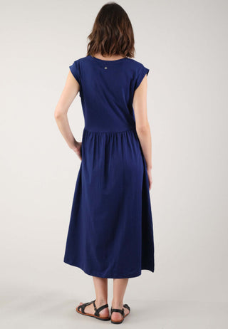 Ayna S/slv Navy Dress