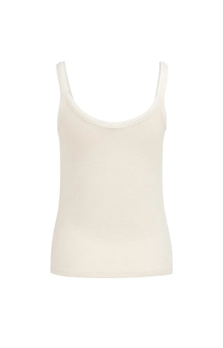 Singlet Crème Beige Mesh Edge