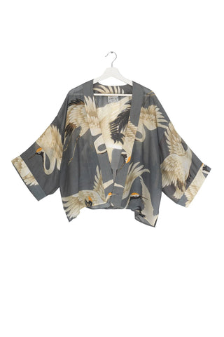 Stork Slate Grey Kimono