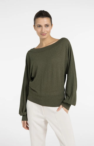 Army Batwing Knit Sweater