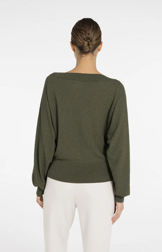 Army Batwing Knit Sweater