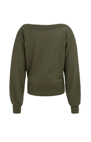 Army Batwing Knit Sweater
