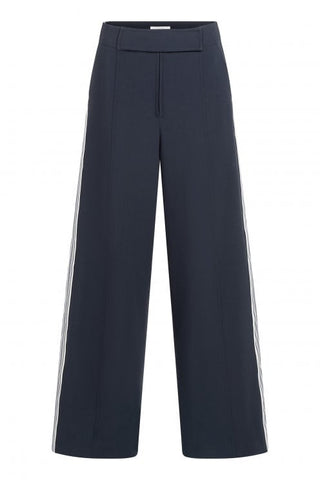 Inkwell Blu High Waist Wide Leg Trousers