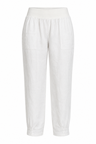 Sarah Linen Pant White
