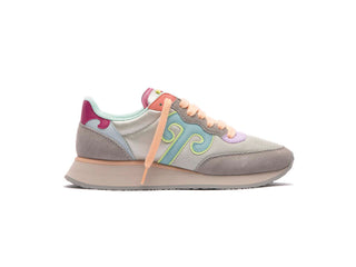 Master Gray, Lake Grn, Light Peach/Fuchsia.Sneaker