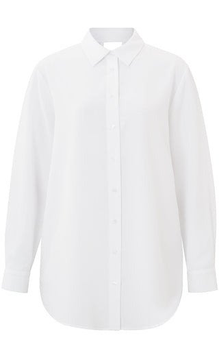 YAYA White  Blouse With Twisted Back Detail