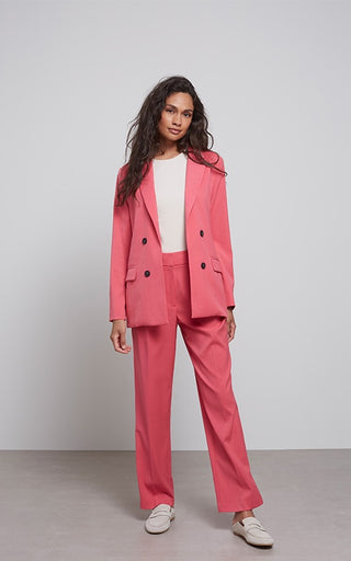 Punch Pink Loose Fit Pantalon