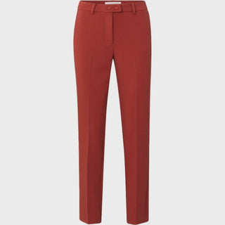 Twill stretch ochre red trouser